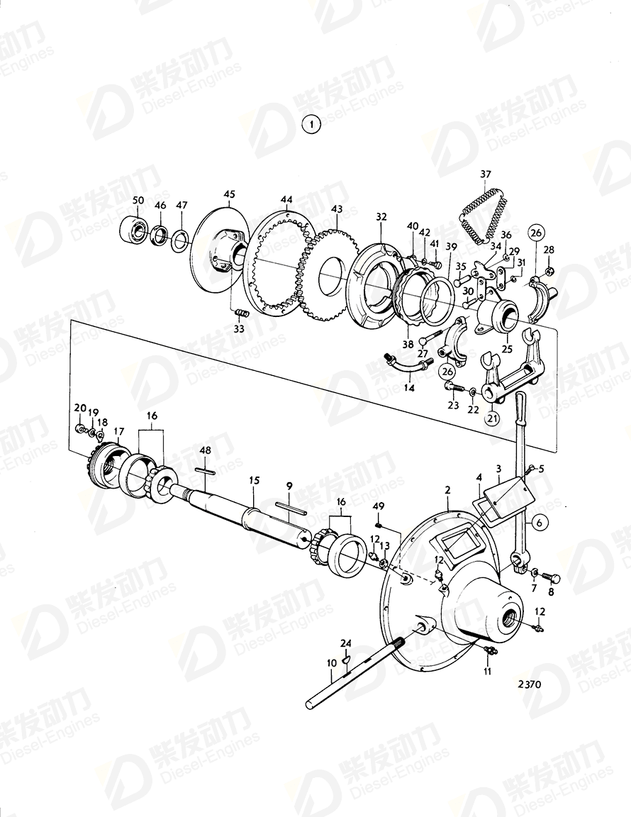 VOLVO Toothed washer 940155 Drawing